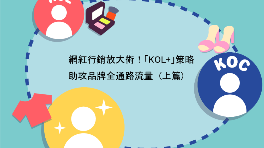 網紅行銷放大術！「KOL+」策略，助攻品牌全通路流量（上篇）