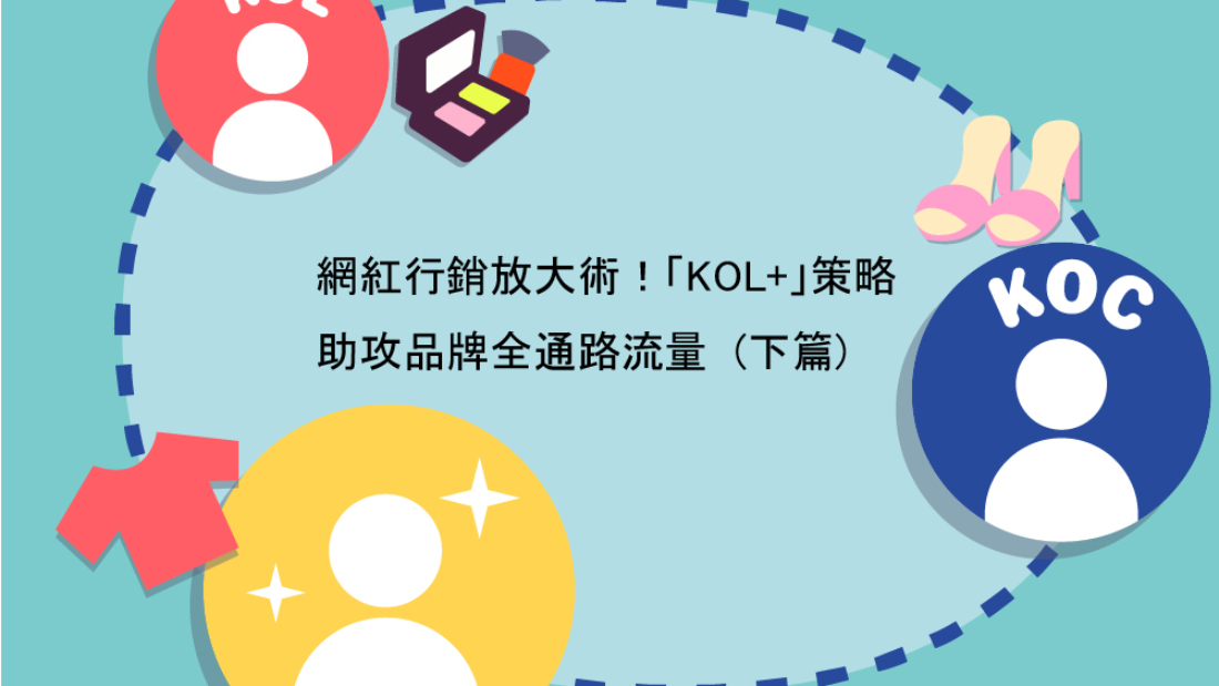 網紅行銷放大術！「KOL+」策略，助攻品牌全通路流量（下篇）