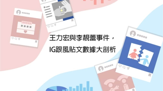 王力宏與李靚蕾事件，IG跟風貼文數據大剖析